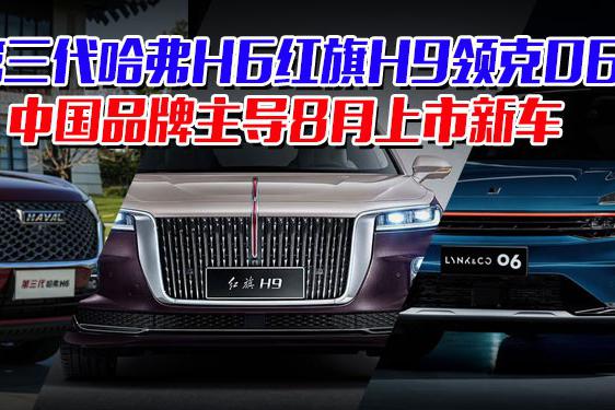 哈弗H6红旗H9领克06 中国品牌主导8月新车
