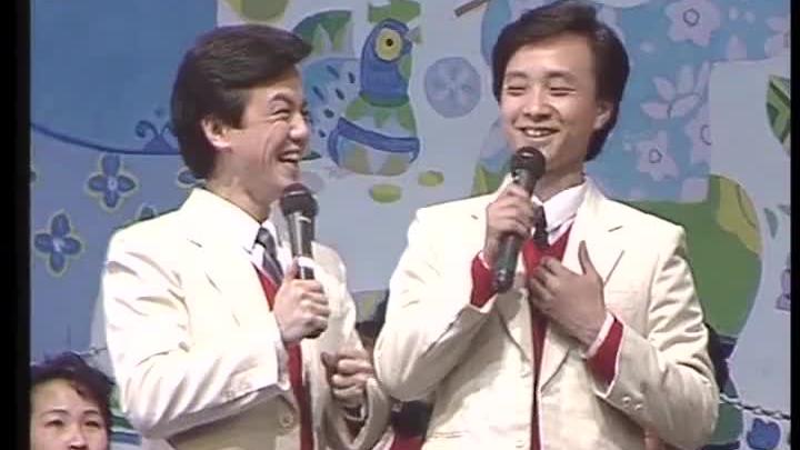 1991央视春晚:白桦与邓小林表演相声《学唱》,现场掌声不断