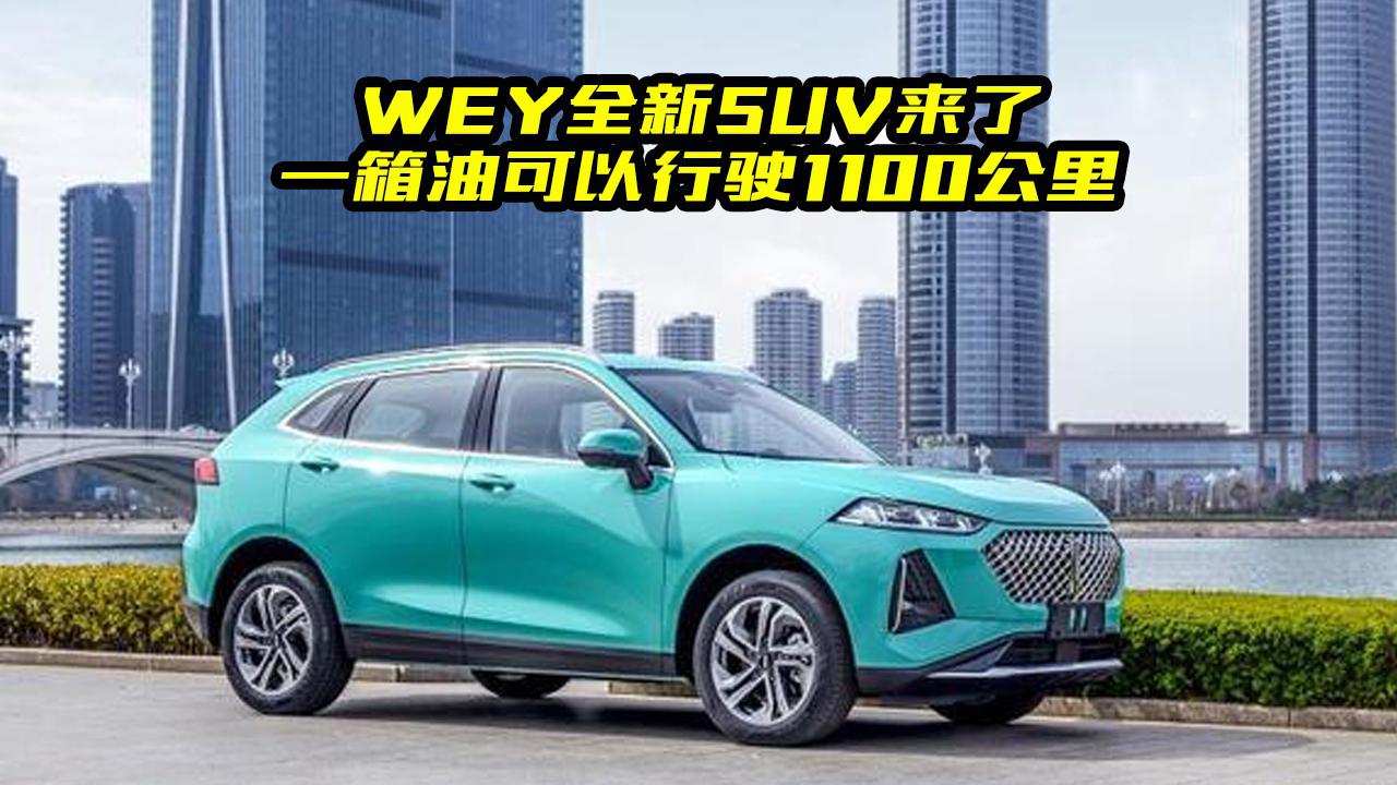 长城WEY全新紧凑级SUV来了，一箱油行驶1100公里？是真的吗