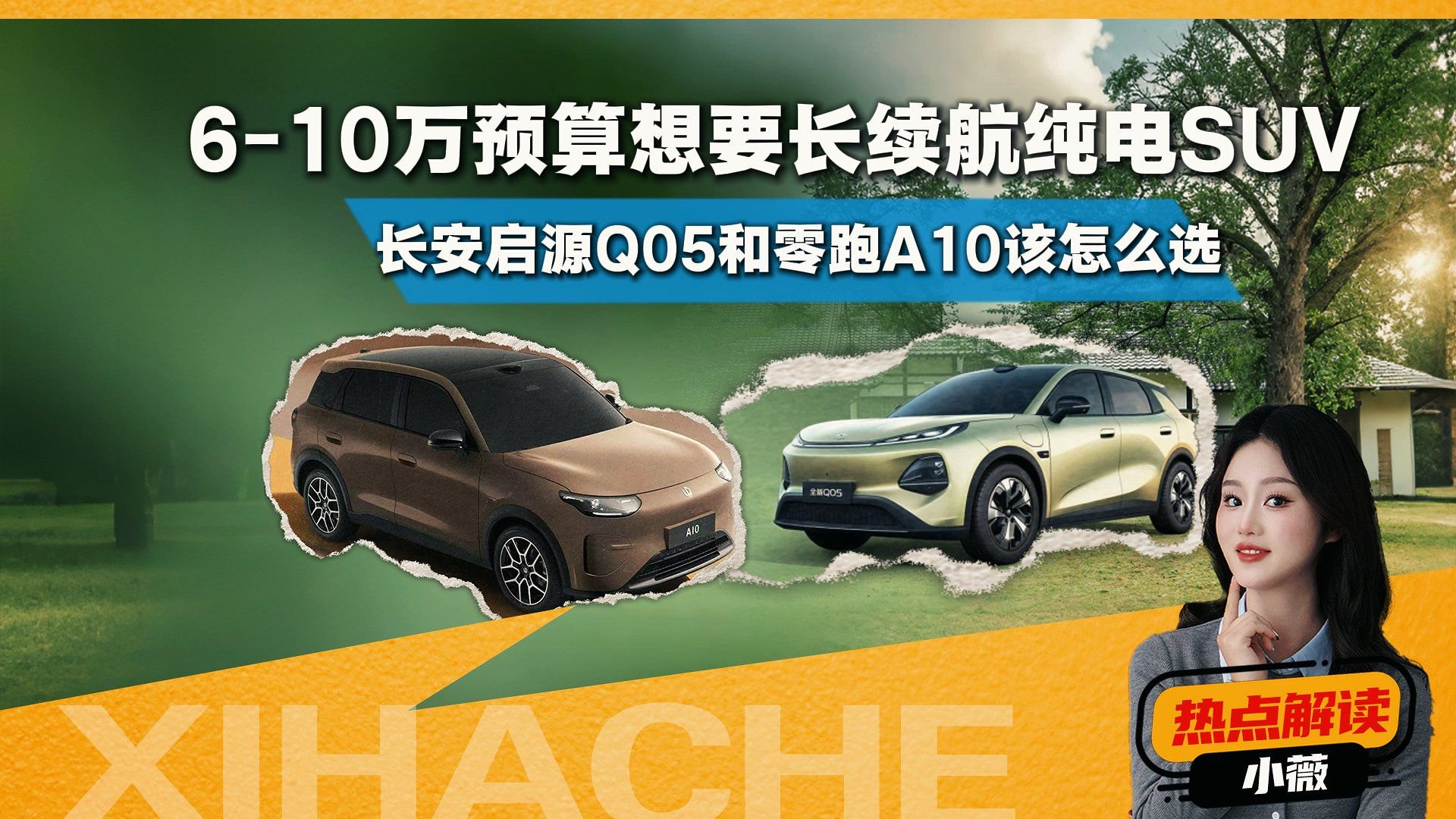 10万级纯电SUV，长安启源Q05和零跑A10怎么选