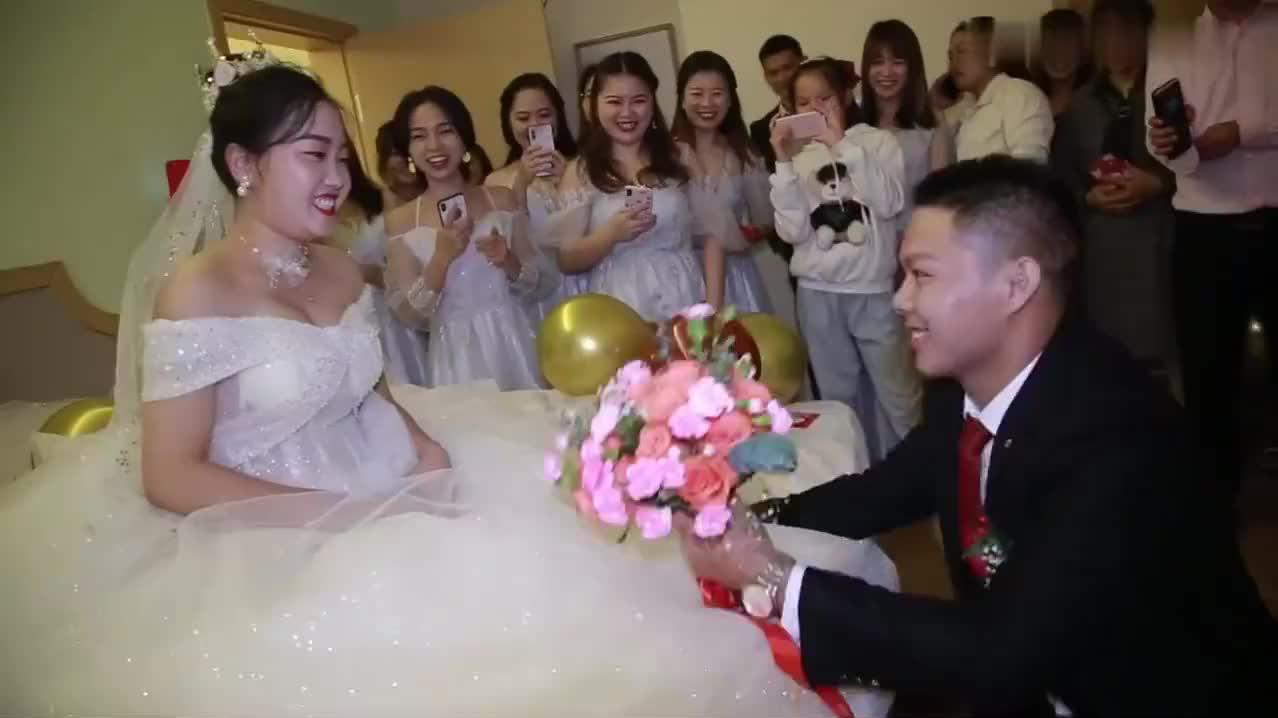 广西一帅哥迎亲,新娘酒店出嫁,长得太漂亮了