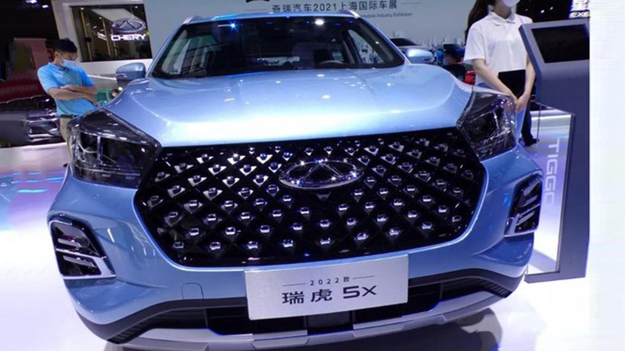 新车快讯｜2022款奇瑞瑞虎5x亮相上海车展，造型小改、动力不变