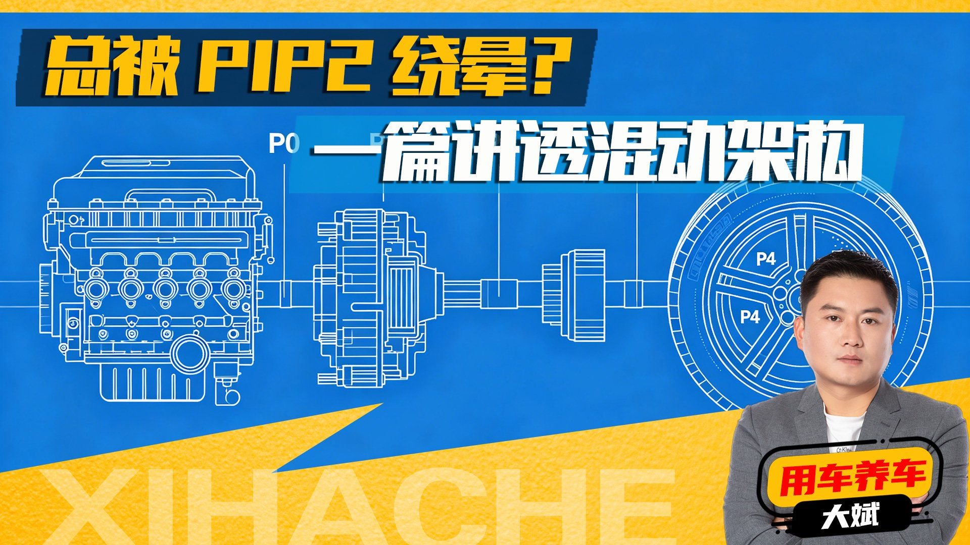 用车知识普及！看完P0-P4电机分工，你就知道该买哪种混动车了