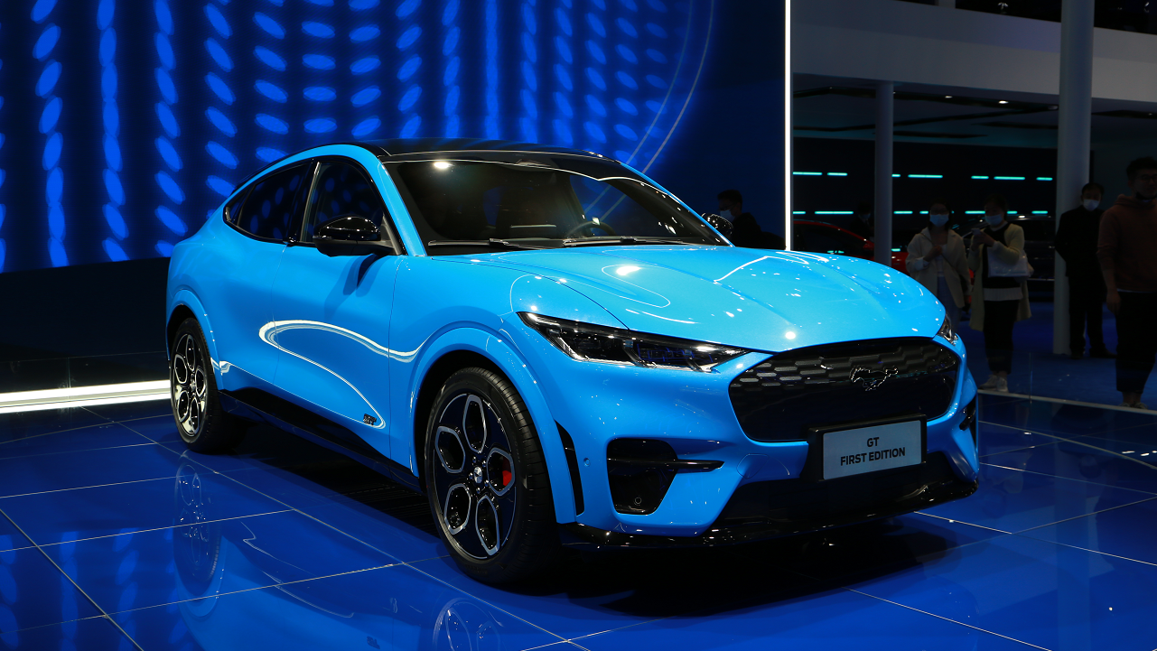 车展实拍丨身负Mustang之名，福特Mach-E是众望所归？