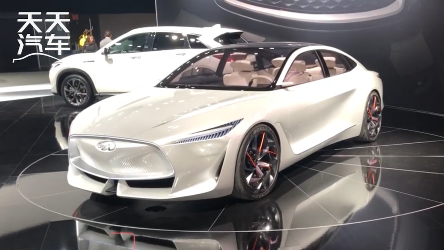 英菲尼迪Q Inspiration 概念车，科技感十足