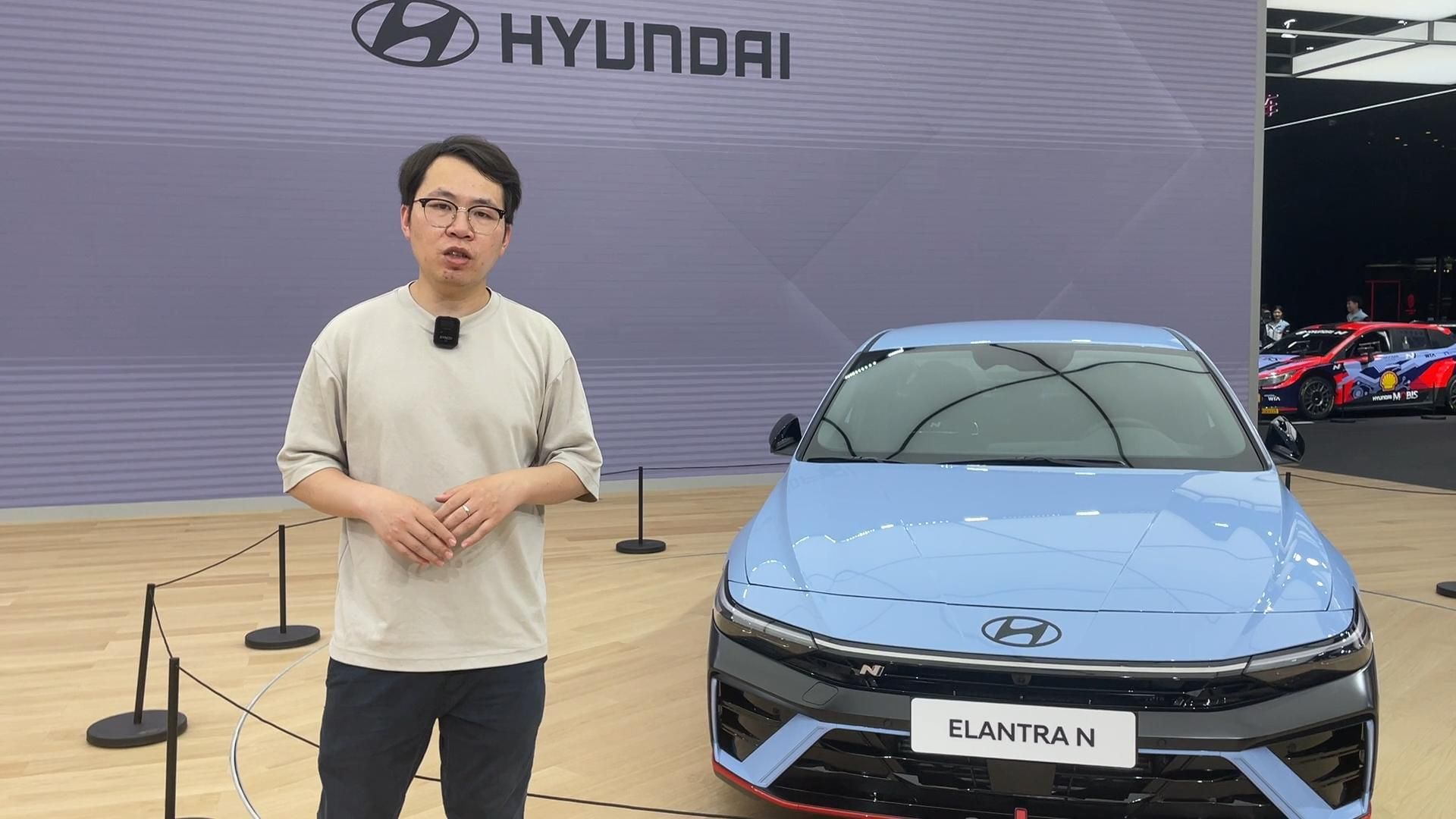 上海车展|实拍北京现代伊兰特N：Q4正式引入，明年还有新品