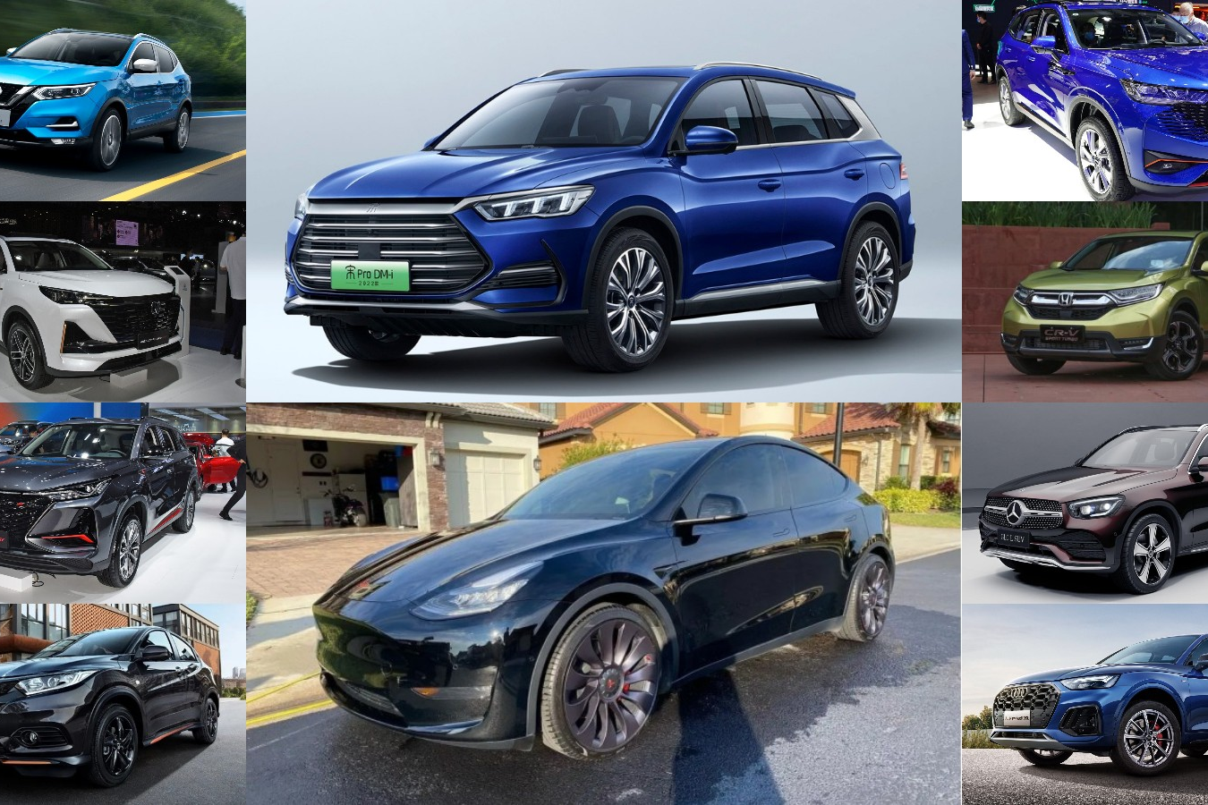 上半年最火的10款SUV，哈弗H6第3，长安CS75第5逍客第7Q5第10