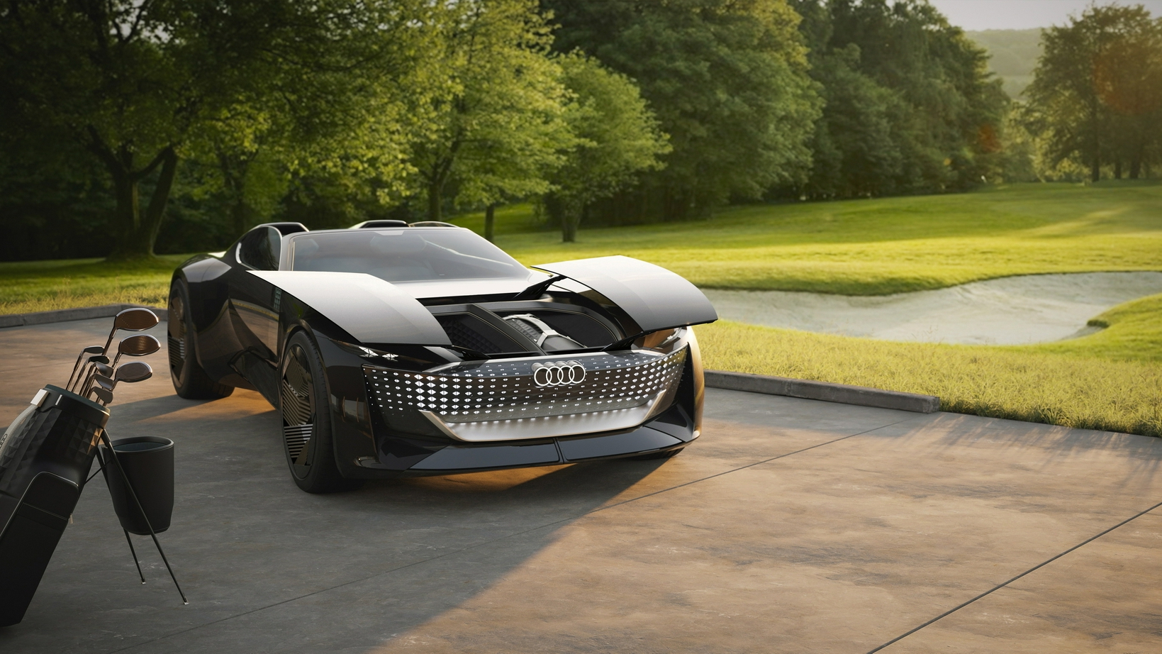 奥迪Skysphere概念车无声展示