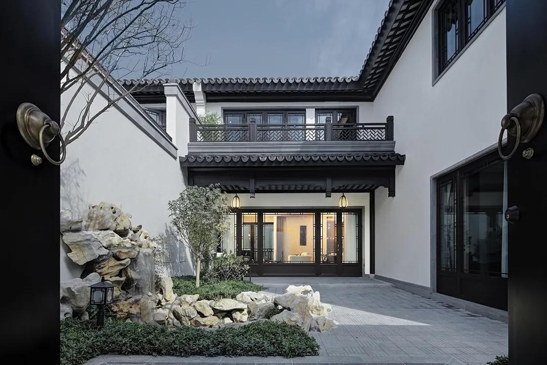 这才是中式别墅,248㎡山水庭院,处处写意,如诗如画|庭院|中式别墅|写意_新浪新闻