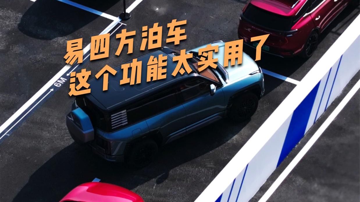 这个功能太实用了！易四方泊车，对新老司机都比较友好