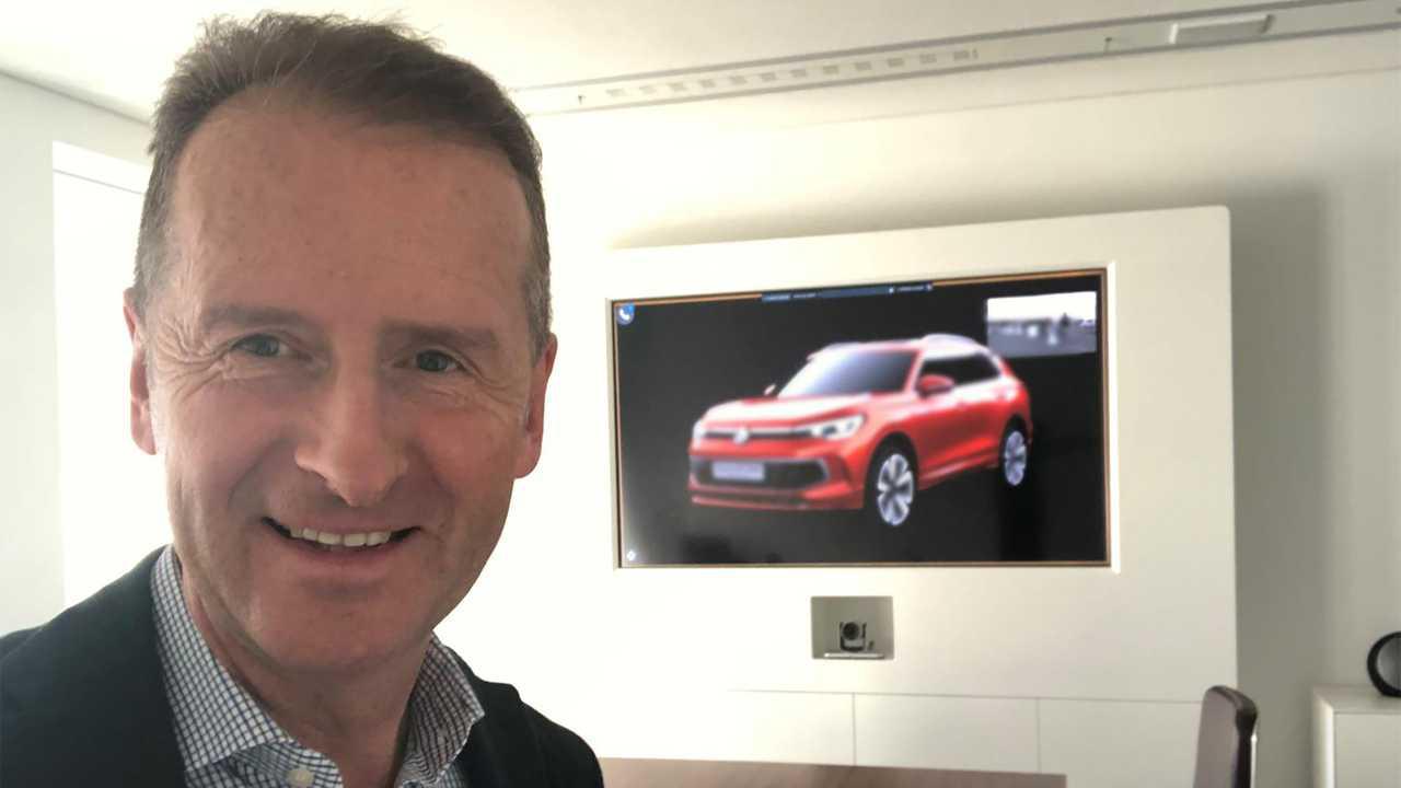 或为Tiguan继任者 曝大众全新SUV效果图