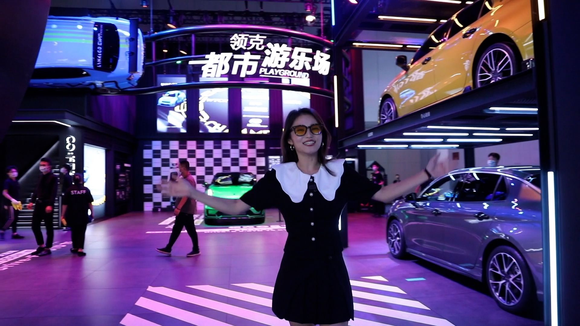 车展没看够？别着急，麻辣主播带你复盘领克展台，好玩到犯规！