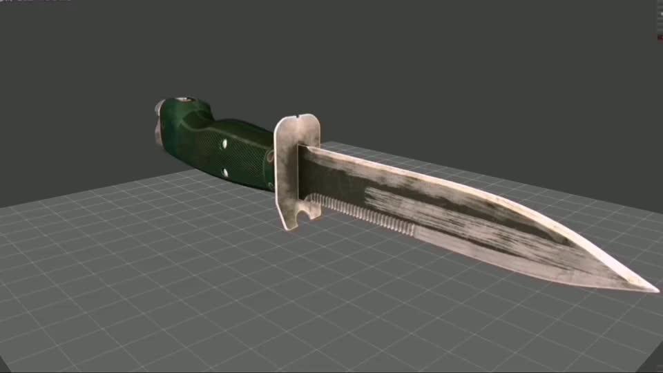 枪械世界 nrs2斥候匕首枪
