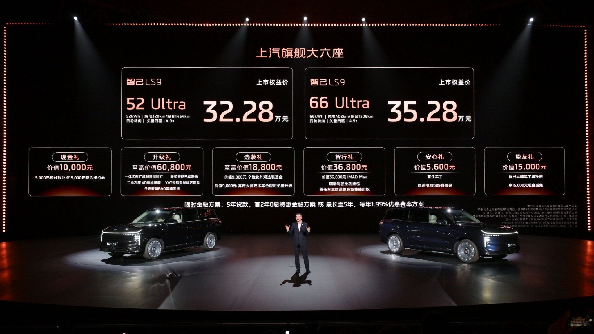 32.28万起全系Ultra！智己LS9标配150项顶配，理想L9瞬间不香了