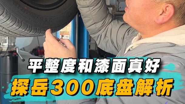 平整度和漆面真好，探岳300底盘解析