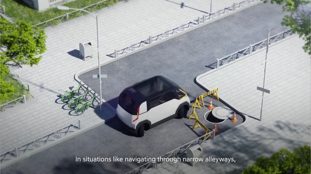 起亚PV1概念车底盘功能展示