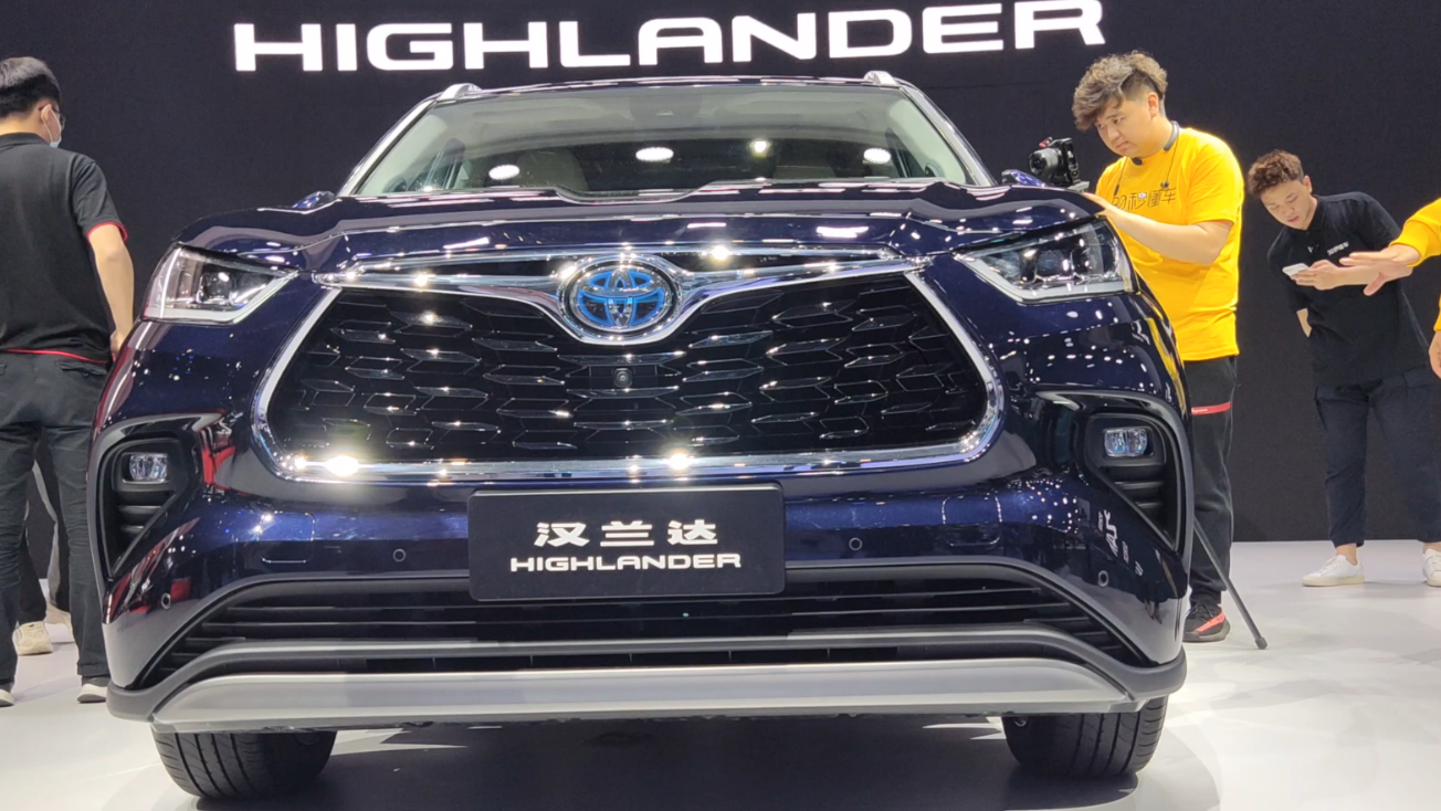 车展实拍丨全新一代汉兰达是中大型SUV最优解？