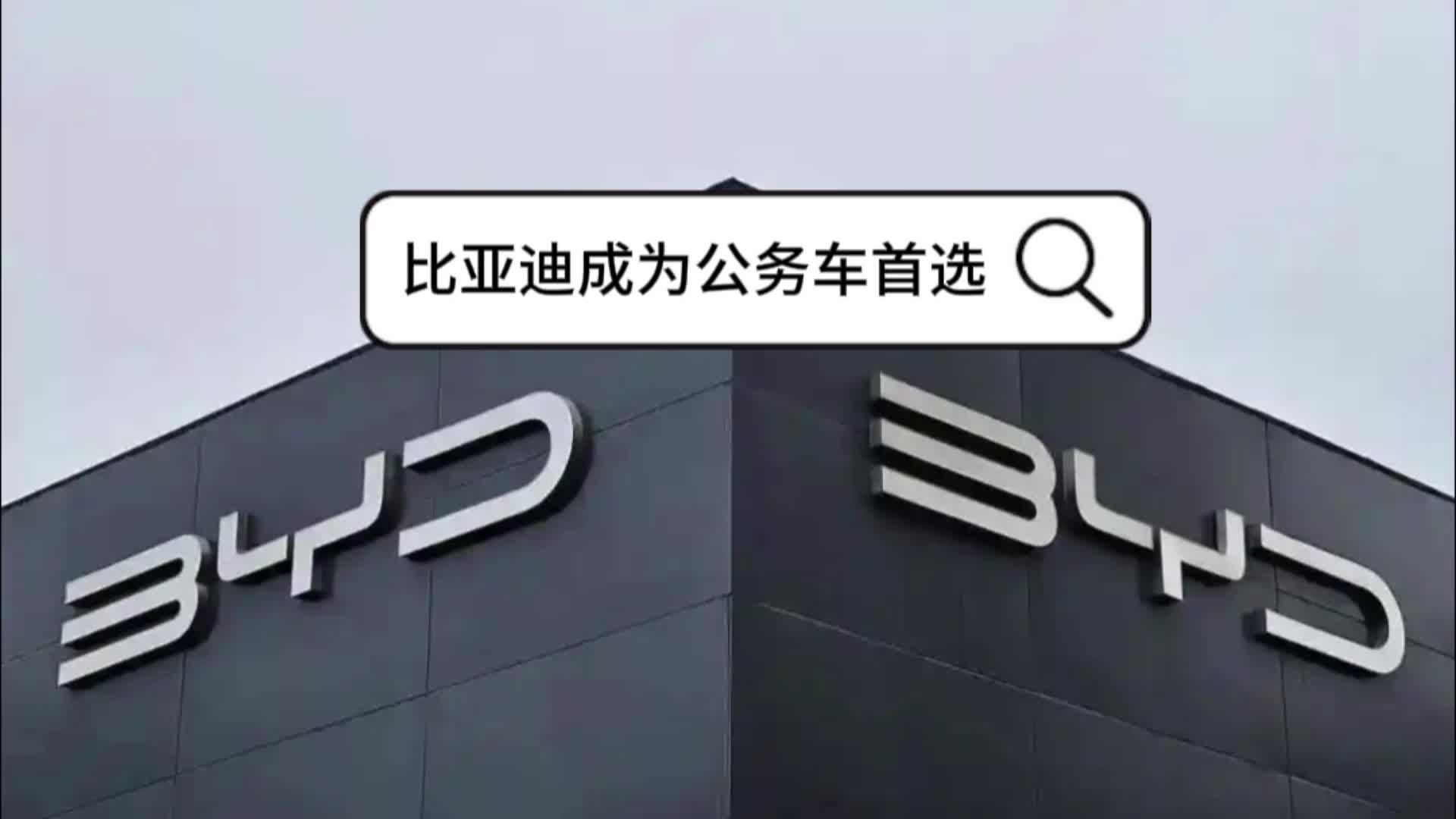 曾经公务车基本是奥迪的天下，如今比亚迪成为公务车首选