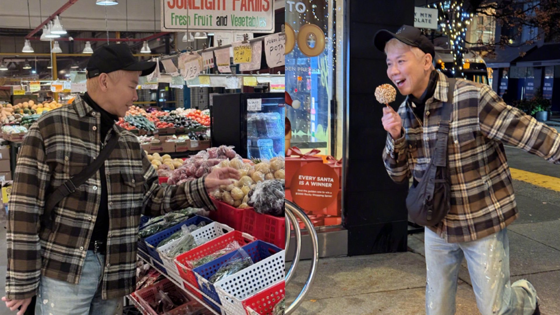 陶喆晒生活照，在温哥华赶集买土豆！网友：解锁新拍照模版
