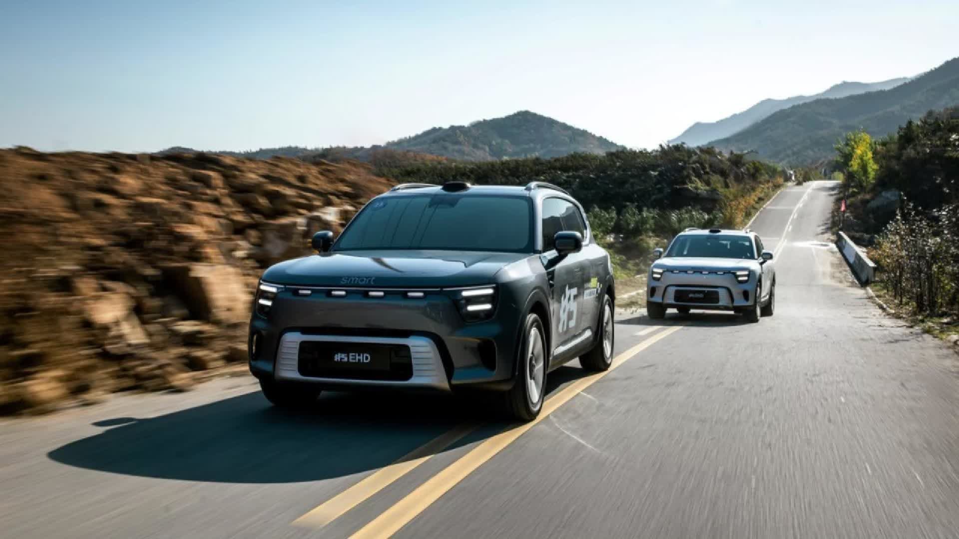 比宋PLUS还省？smart 5 EHD亏电3毛公里，综合续航直奔1615km