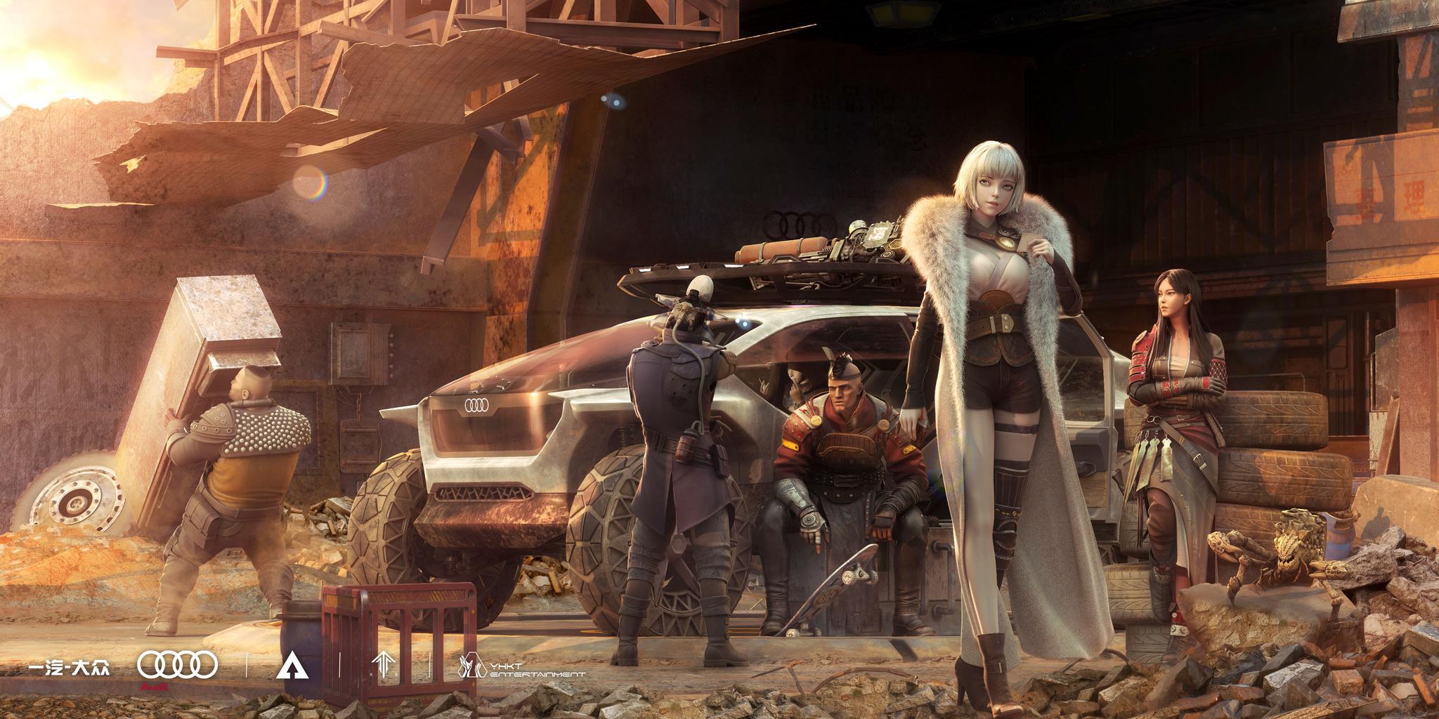 “末日世界”的越野车什么样？奥迪携手《灵笼》给你答案