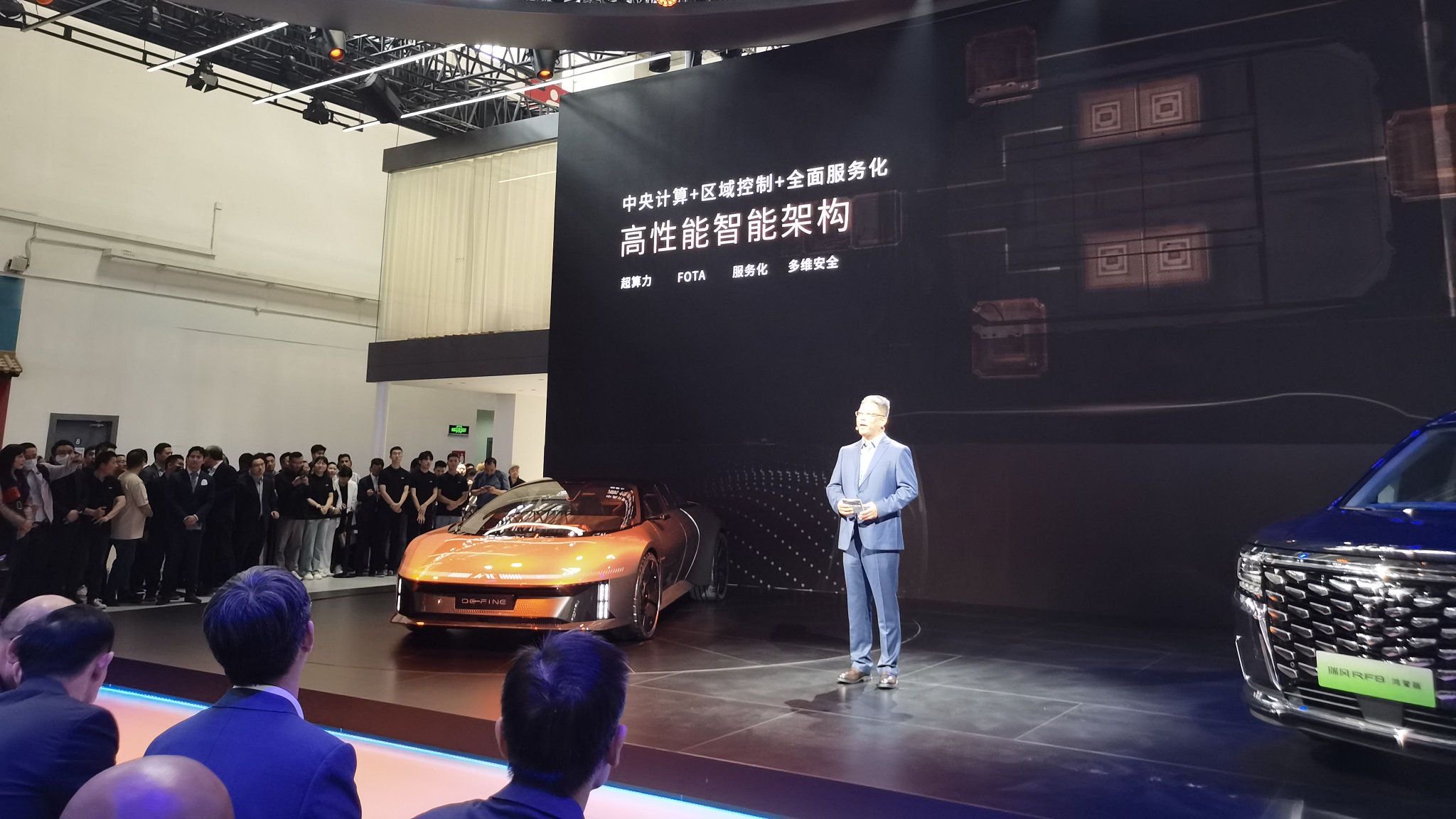 江汽在北京车展上带来了可定制化的概念车，这就挺帅的