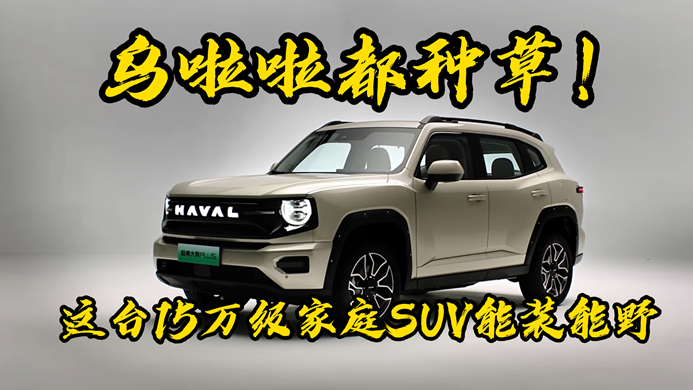 乌啦啦都种草！这台15万级家庭SUV能装能野