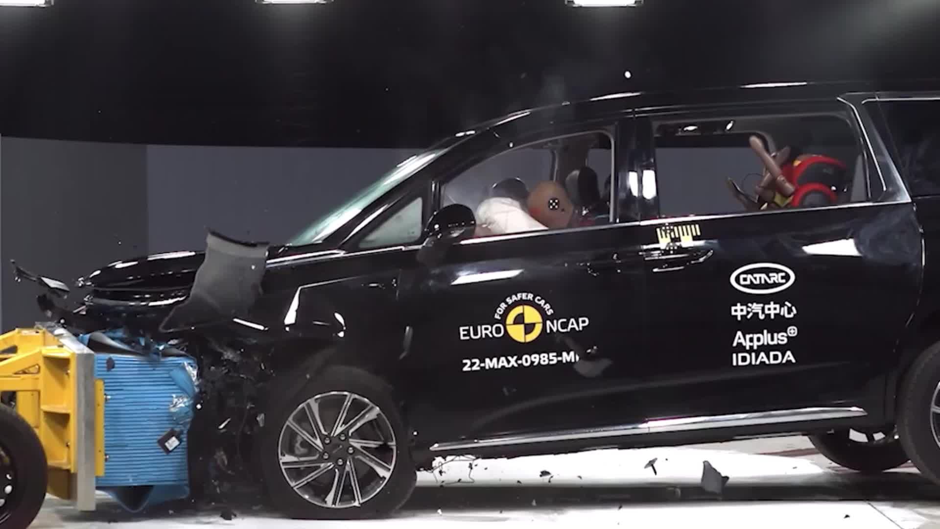 五星大通晒成绩单，MPV新版欧洲碰撞测试最高分