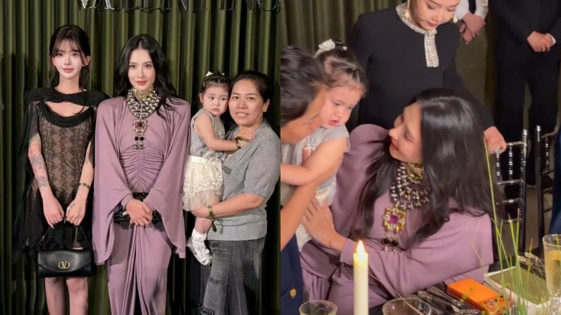 张柏芝抱韩安冉女儿优米，10秒和孩子破冰，被韩安冉赞是个好妈妈