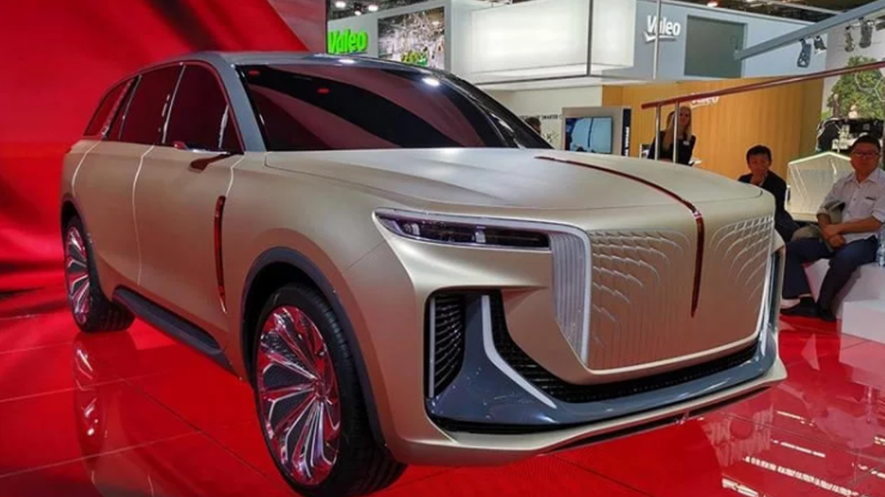 堪称中国劳斯莱斯！红旗纯电动SUV亮相，4秒破百，续航600km