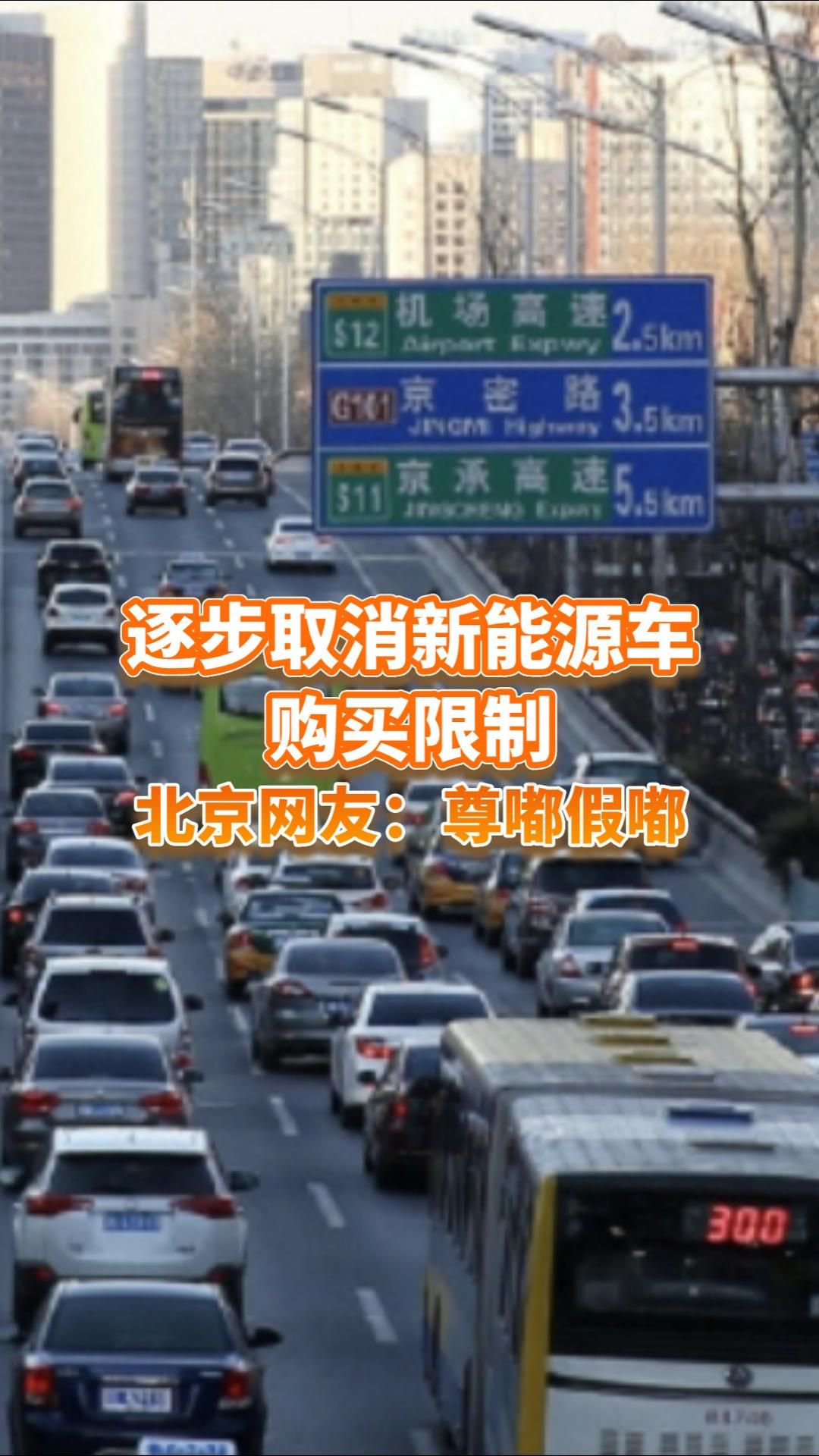 国务院逐步取消新能源车购买限制北京网友给指标马上去提车