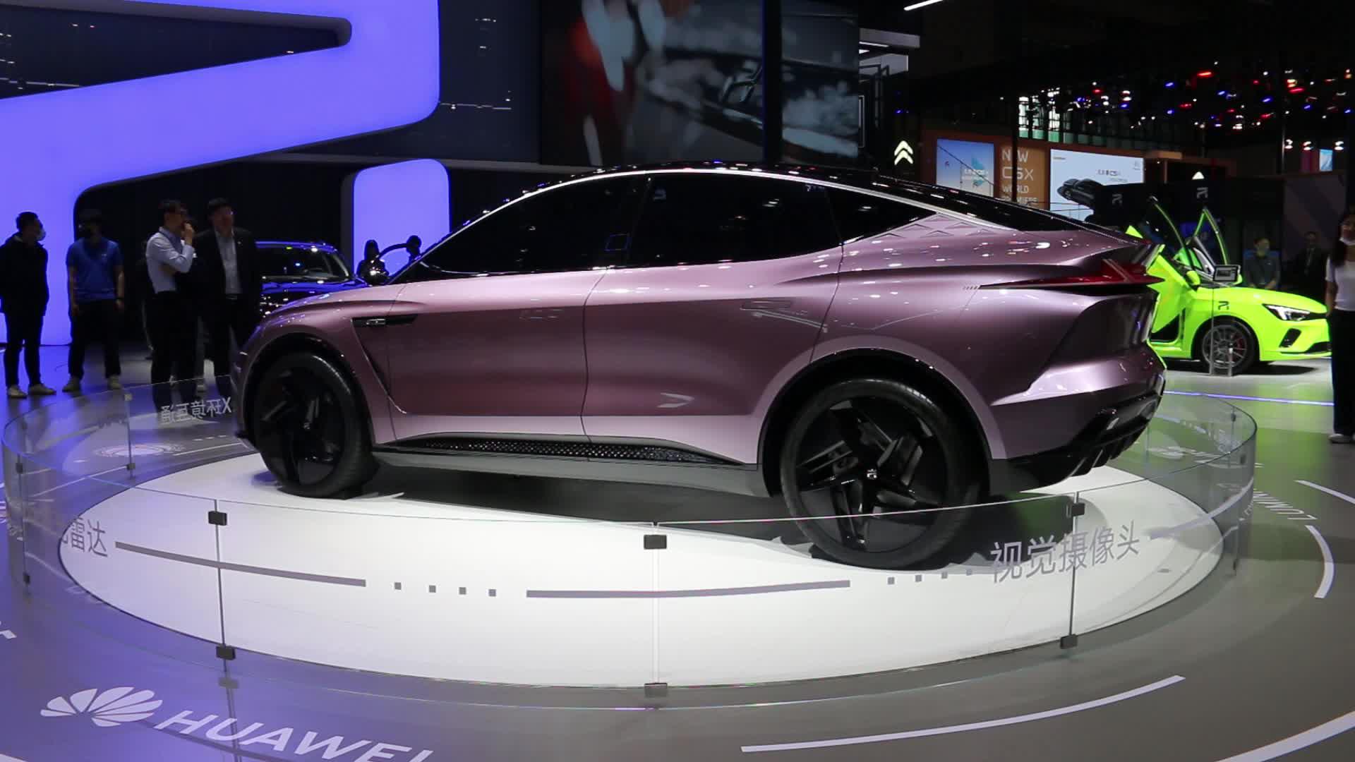 2021上海国际车展，上汽R概念车ES33