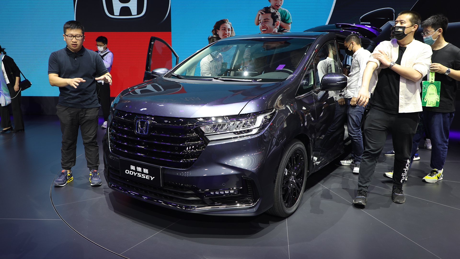 新款奥德赛亮相，本田首款电动车首发，广州车展广汽本田展台新车