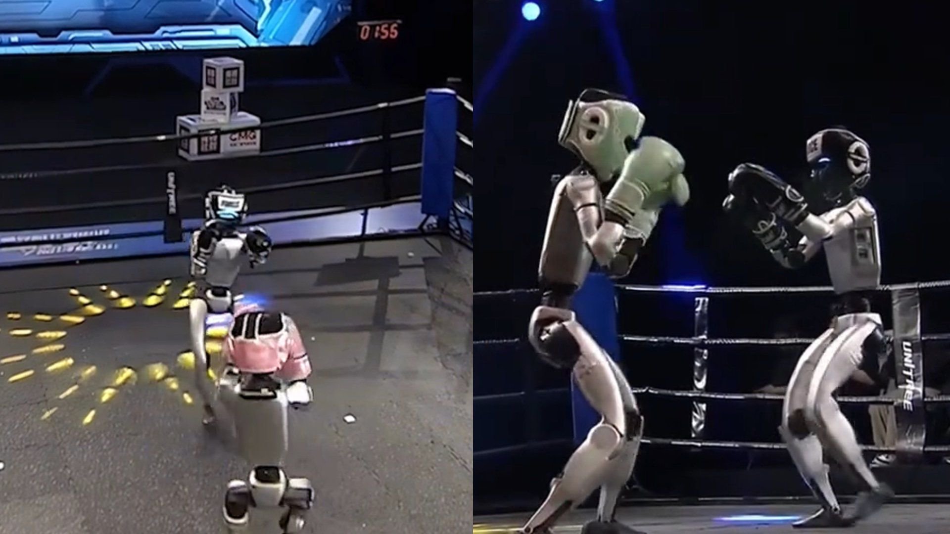 人形机器人擂台赛