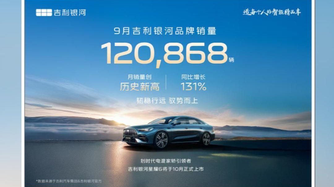 狂卖12万辆！吉利银河靠智能+安全狂揽市场