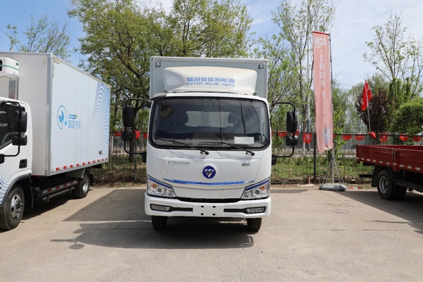 260~300公里实际续航 实拍智蓝轻卡100度电新品|卡车之友网