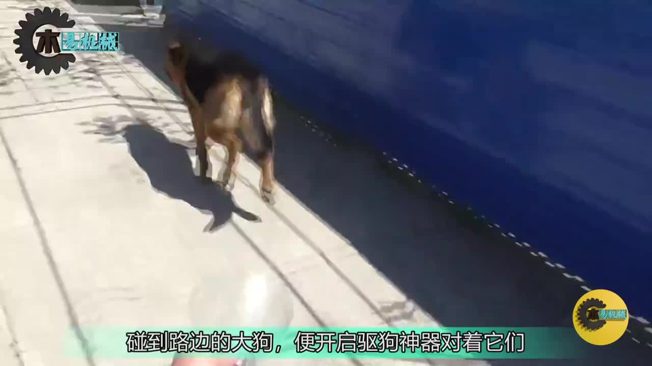 老外发明驱狗神器,来10条恶狗都不用怕!