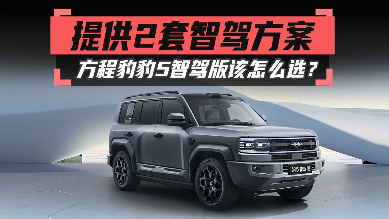 提供2套智驾方案，方程豹豹5智驾版该怎么选？