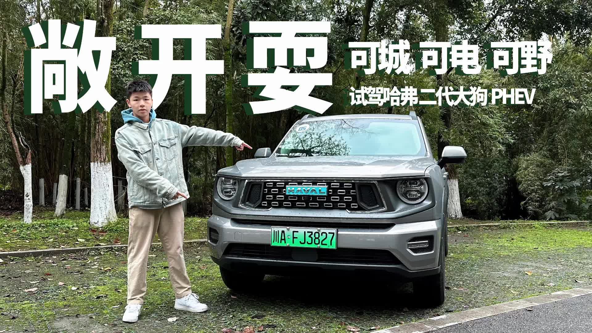 敞开耍！哈弗二代大狗PHEV可城、可电、可野