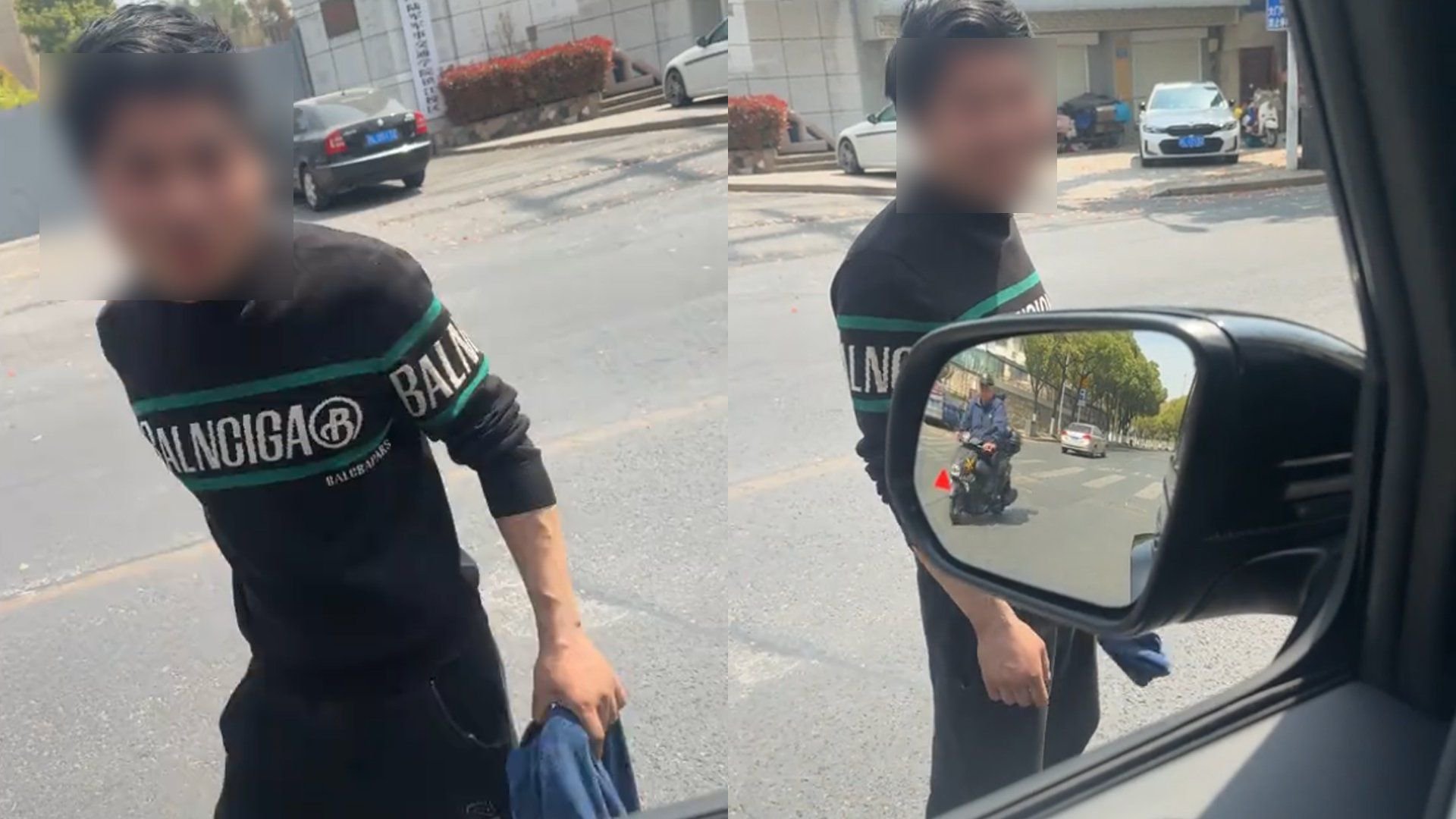 女子开奔驰大G上路被陌生男子拦住说：不想努力了，目标是大G