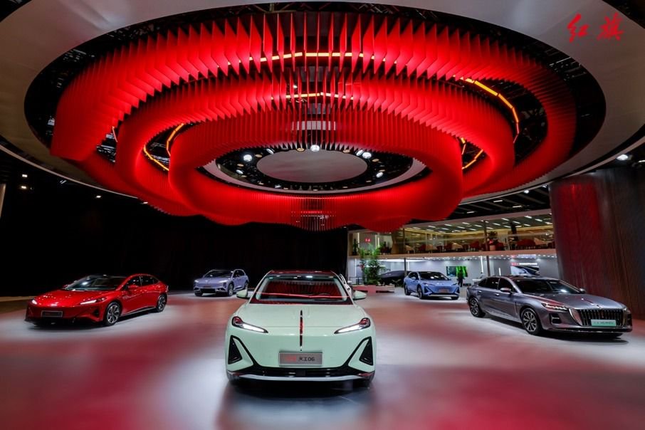 红旗品牌携全新产品阵容亮相上海车展