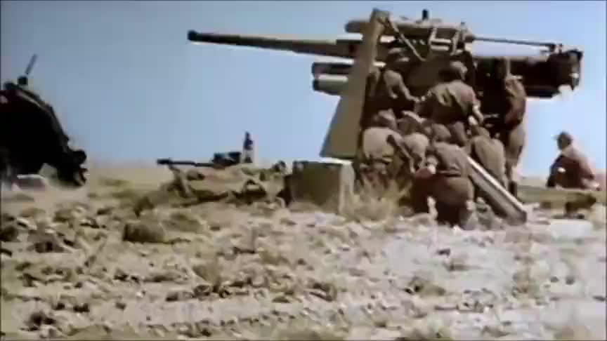 射速极快威力巨大的德军88毫米口径高射炮