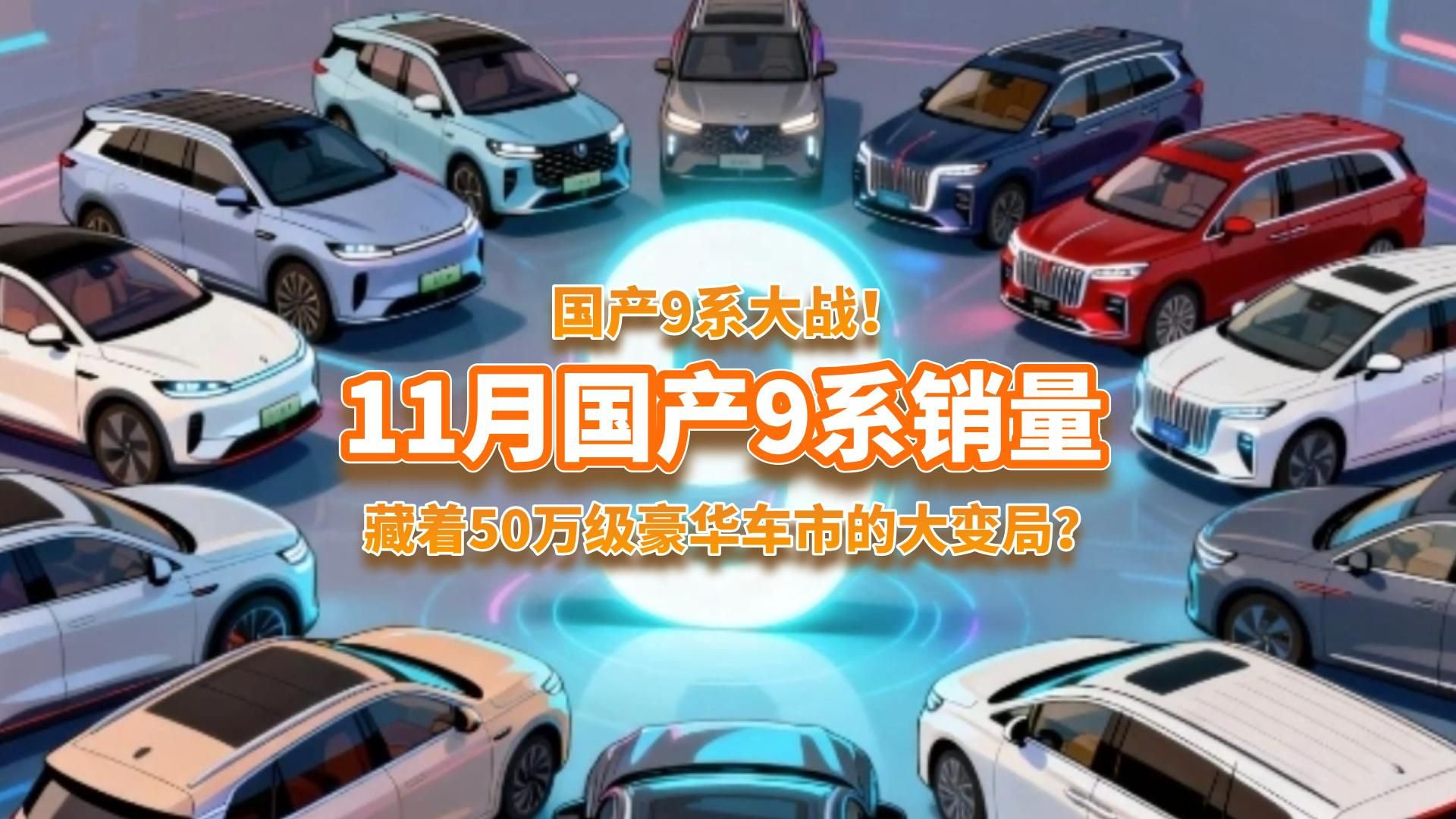 国产9系大战！11月的9系销量藏着50万级豪华车市的大变局？