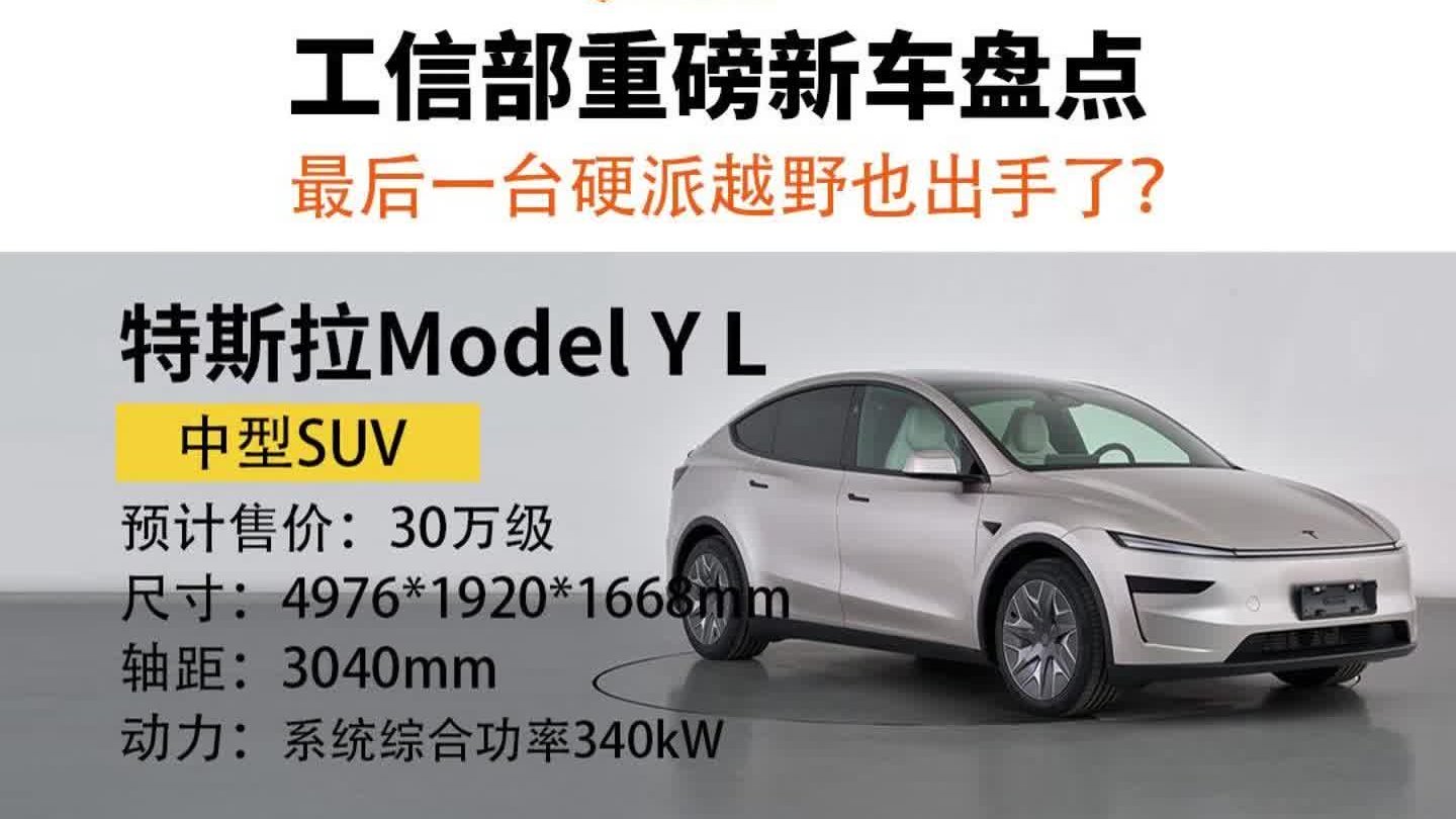 新车！特斯拉ModelY 六座版重磅登场，华系新选手