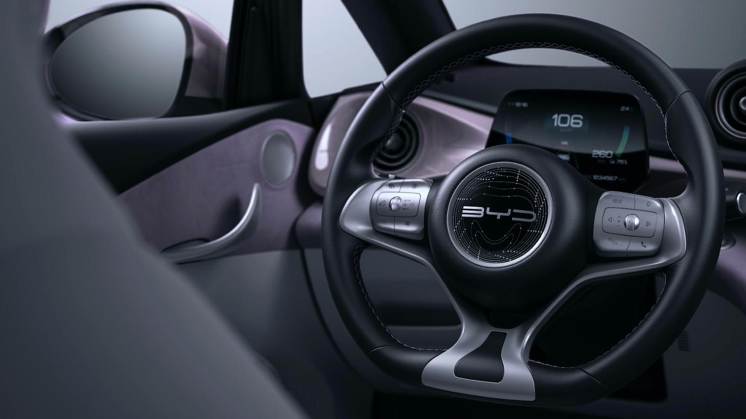 新车快讯｜全新风格、配色！比亚迪海豚内饰官图发布，又是爆款？