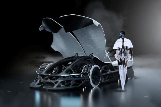 Rimac绘制2080年概念车，其3D打印的底盘可以“呼吸氧气”