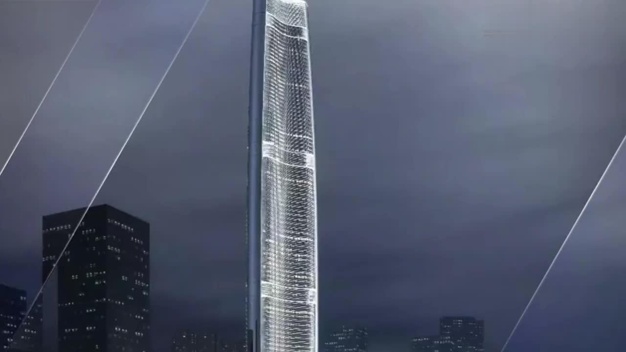 华夏幸福武汉长江中心塔楼高近400米,将成为武昌江边第二高楼