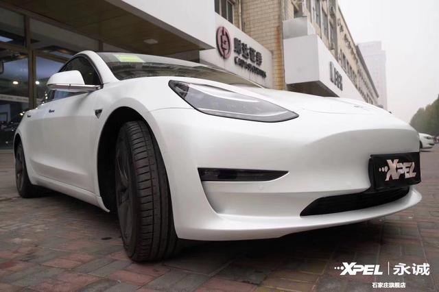 石家庄特斯拉model 3贴专用XPEL隐形车衣