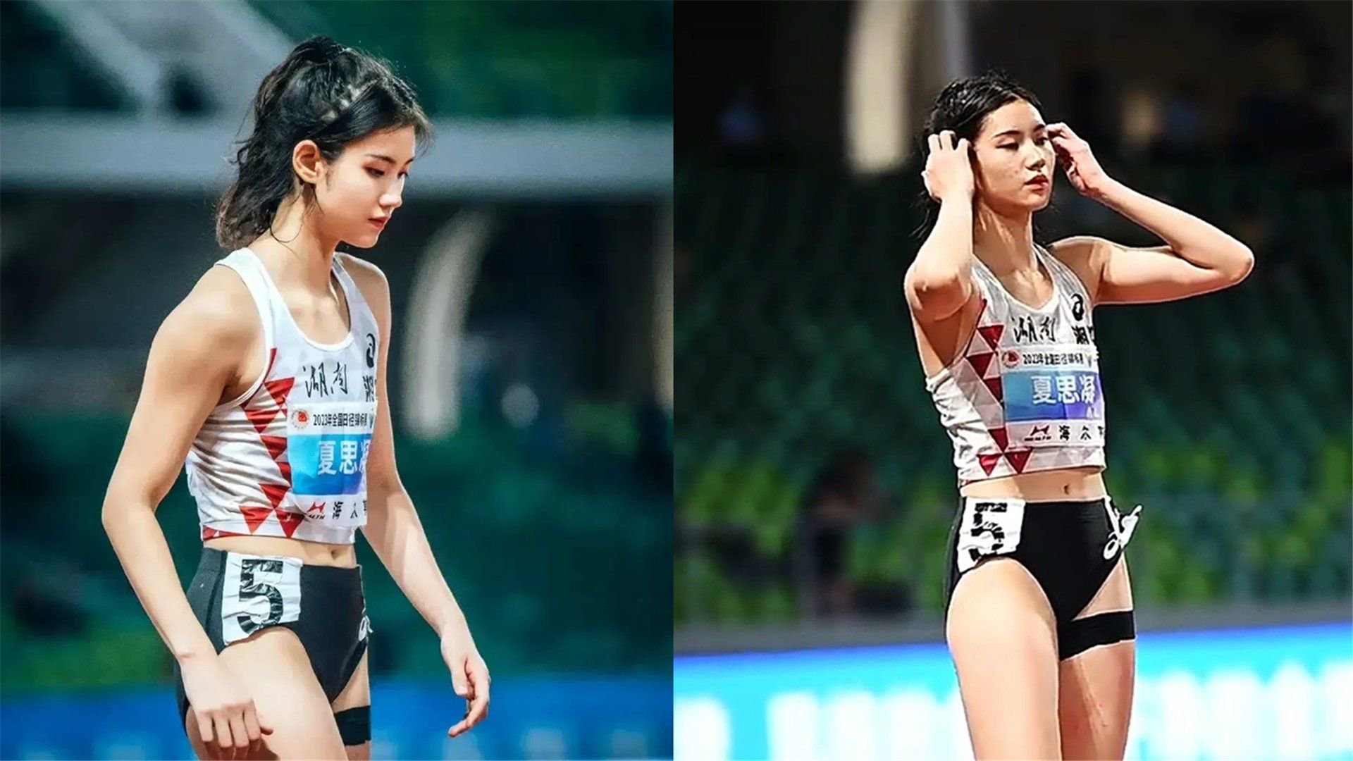 颜值与实力并存！全国田径锦标赛女子100米栏，夏思凝13秒25夺冠_新浪新闻