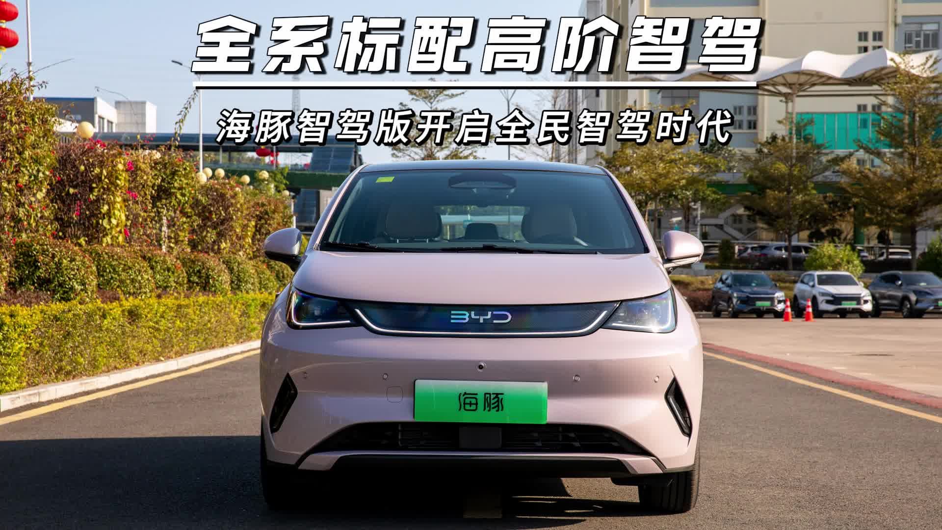 全系标配高阶智驾，海豚智驾版开启全民智驾时代！